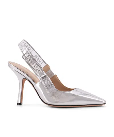 Dior Open-toe High-heeled Sandals In Gray