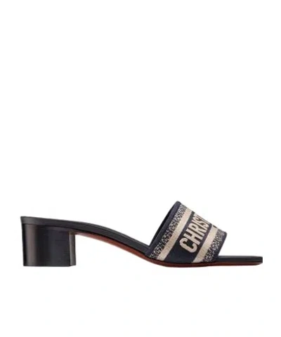 Dior Dway Wears High-heeled Sandals In Black