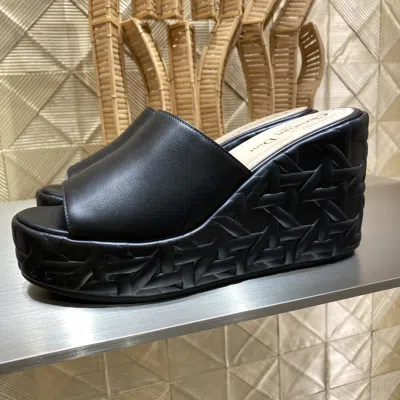 Dior Open-toed High-heeled Sandals In Black