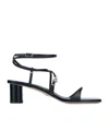 Dior Block Heel Open Toe Sandals In Black