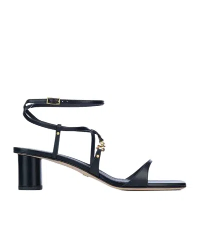 Dior Open-toed High-heeled Sandals In Black