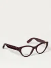 Dior Optical Frames Woman Burgundy In Brown