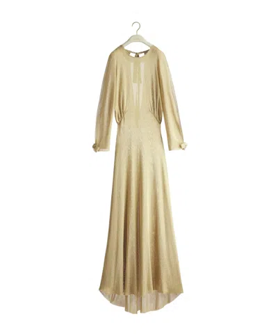 Dior Or Long Dress In Green