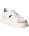 Dior Star Platform Sneakers In White