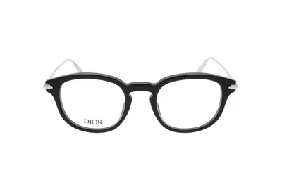 Dior Oval-frame Glasses In Black