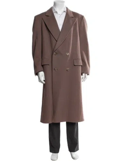 Pre-owned Dior Overcoat In Brown