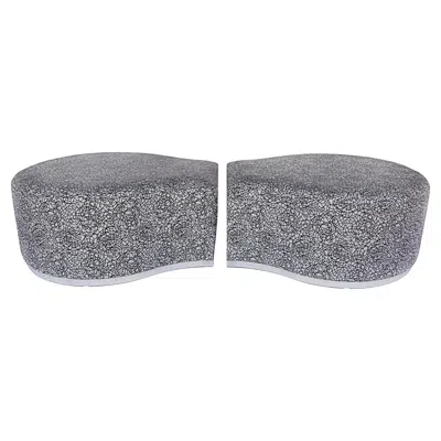 Pre-owned Dior Overscale Ottomans By Armenio, Paris For Christian  Boutique Display Pair In Brown