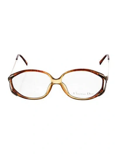 Pre-owned Dior Oversize Eyeglasses In Multi