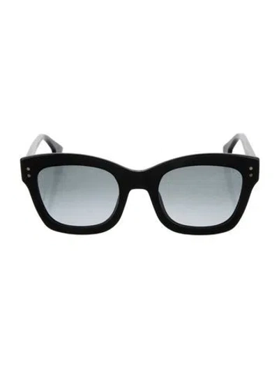 Pre-owned Dior Oversize Gradient Sunglasses In Black