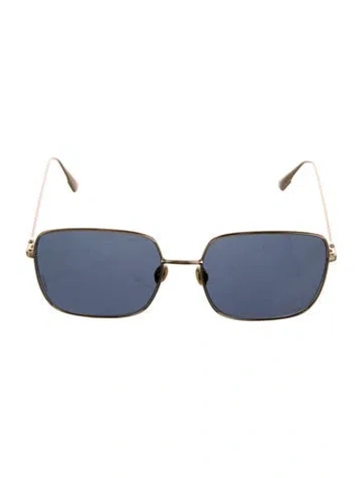 Pre-owned Dior Oversize Tinted Sunglasses In Gold