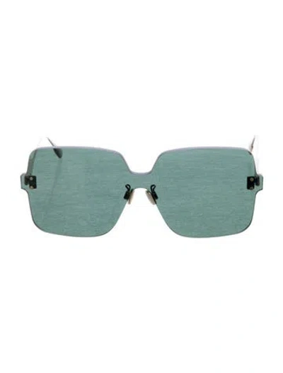 Pre-owned Dior Oversize Tinted Sunglasses In Multi