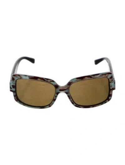 Pre-owned Dior Oversize Tinted Sunglasses In Multi