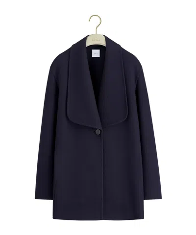 Dior Oversized Coat In Blue