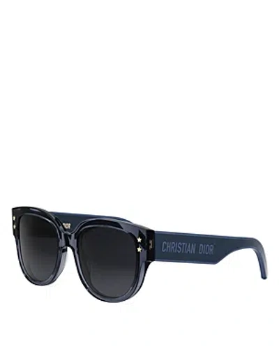 Dior Pacific B2i Polarized Butterfly Sunglasses, 54mm In Blue/gray Polarized Gradient