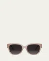 Dior Pacific B2i Sunglasses In Shiny Dark Green Gradient Smoke