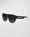 Dior Pacific B2i Sunglasses In Black/gray Gradient