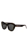 Dior Pacific B3u Havana Butterfly Sunglasses, 52mm