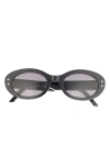 Dior Eyewear Butterfly Frame Sunglasses In Grey