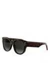Dior Pacific Butterfly Sunglasses, 55mm In Brown