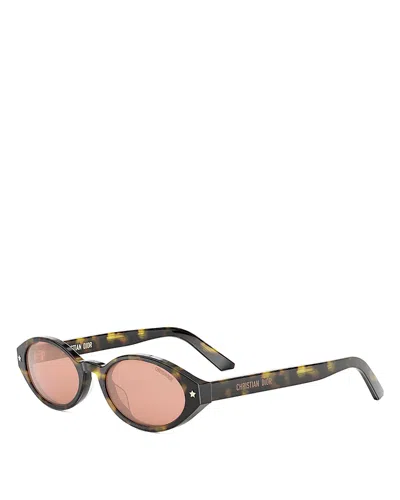 DIOR PACIFIC R1I OVAL SUNGLASSES, 52MM