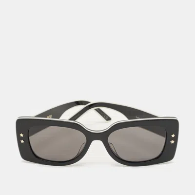 Pre-owned Dior Pacific S1u Rectangle Sunglasses In Black
