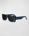 Dior Pacific S1u Sunglasses In Black