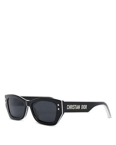 DIOR PACIFIC S2U SQUARE SUNGLASSES, 53MM