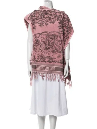 Pre-owned Dior Paisley Print Jacket In Pink