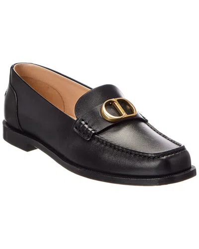 Dior Palais Leather Loafer In Black