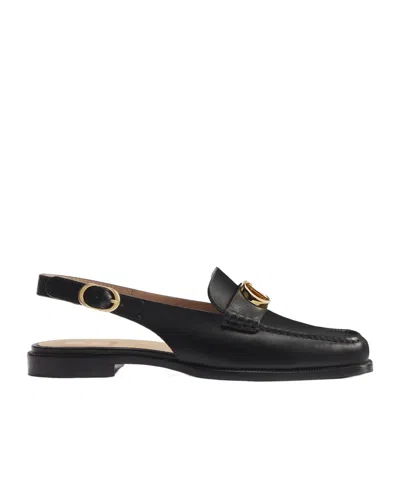 Dior Palais Slingback Loafer In Black