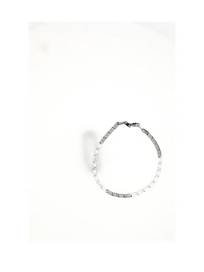 Dior Palladium Brass Necklace In Silver