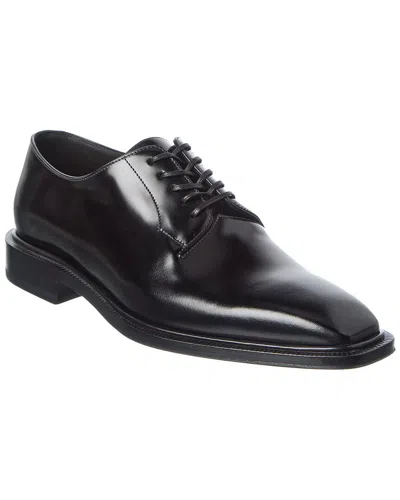Dior Palmare Leather Oxford In Black