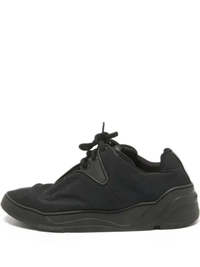 Pre-owned Dior Panel-detailed Sneakers In Black