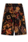 Dior Knee-length Shorts Bold Pattern In Multi
