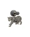Dior Panther Earring In Gray