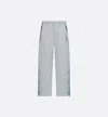 Dior Blue Polyester Pants In Blue