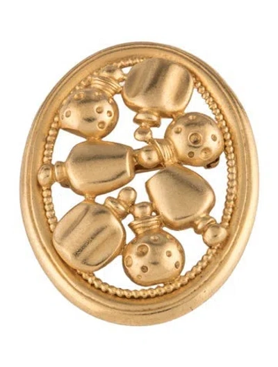 Pre-owned Dior Parfums Pin Brooch In Multicolor
