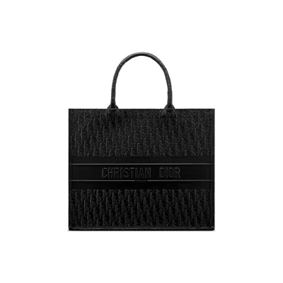 Dior Paris Tote Bag In Black