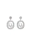 Dior Parure Earrings In Silver