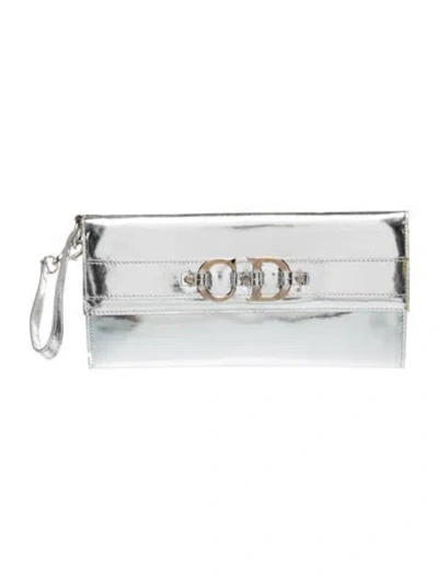 Pre-owned Dior Patent Leather Clutch