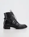 DIOR PATENT LEATHER COMBAT BOOTS