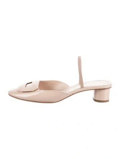 Pre-owned Dior Patent Leather Mules In White