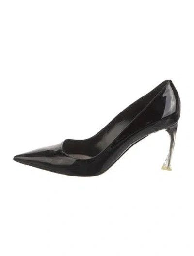Pre-owned Dior Patent Leather Pumps In Black