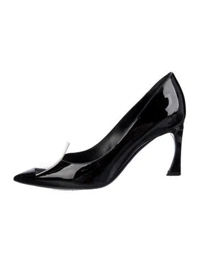 Pre-owned Dior Patent Leather Pumps In Black