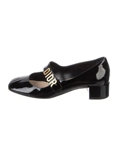 Pre-owned Dior Patent Leather Pumps In Black