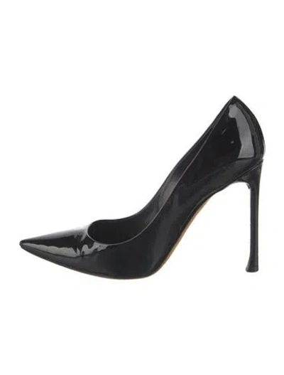 Pre-owned Dior Patent Leather Pumps In Black