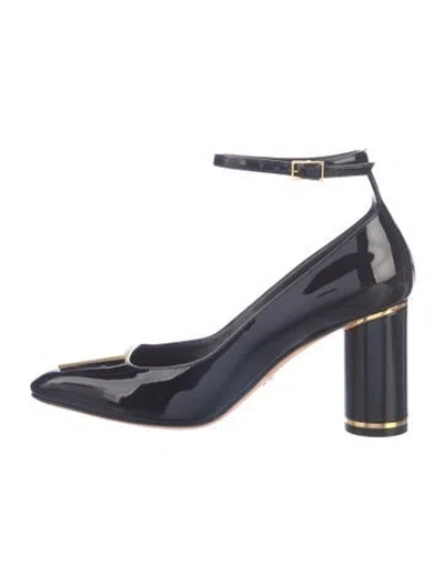 Pre-owned Dior Patent Leather Pumps In Black/metallic