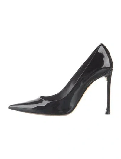 Pre-owned Dior Patent Leather Pumps In Blue
