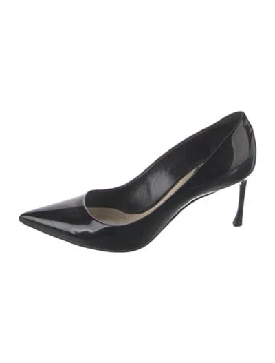 Pre-owned Dior Patent Leather Pumps In Blue