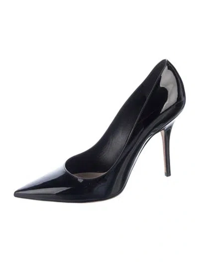 Pre-owned Dior Patent Leather Pumps In Blue